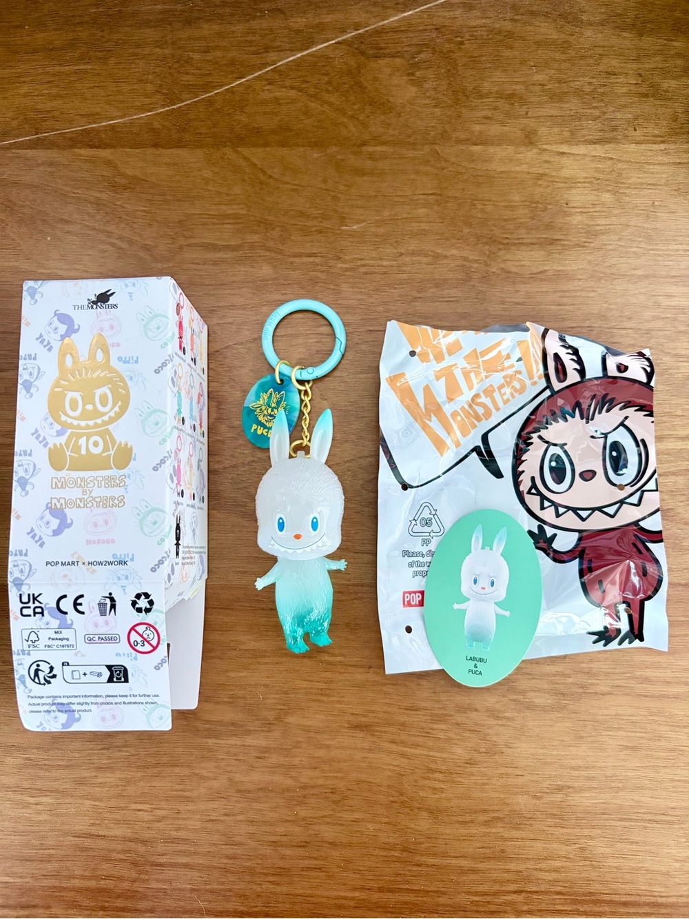 Authentic Labubu x Puca Monsters by Monsters keychain